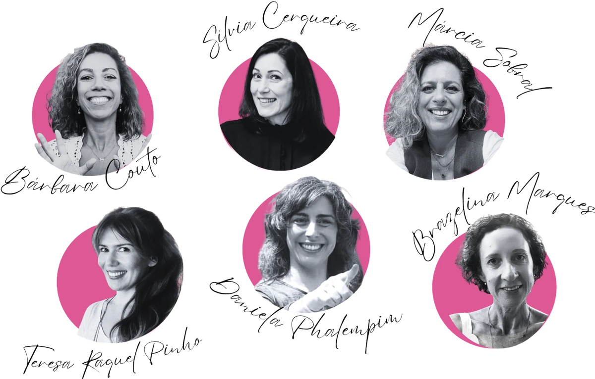 A equipa do Educar Hoje: Bárbara Couto, Sílvia Cerqueira, Márcia Sobral, Teresa Raquel Pinho, Daniela Phalempim e Brazelina Marques